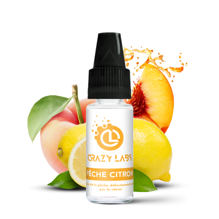 Pêche Citron  - 10ML - Crazy Labs
