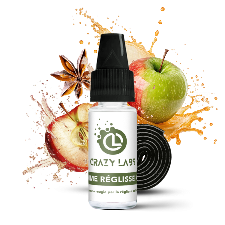 Pomme - Réglisse - Anis - 10ML - Crazy Labs