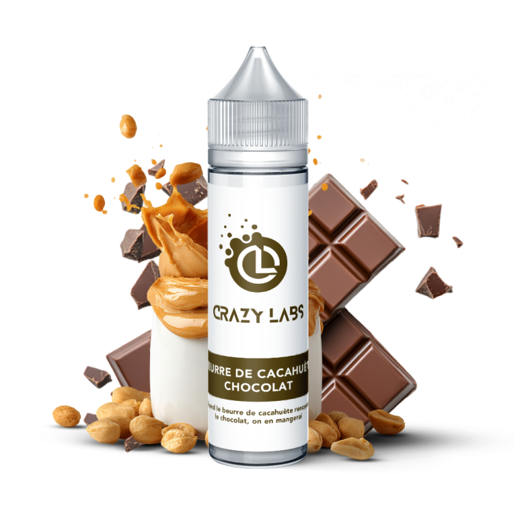 Beurre De Cacahuete Chocolat - 75ML - Crazy Labs