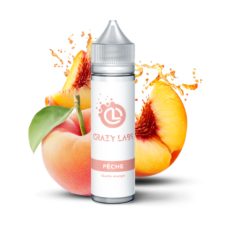 Pêche - 75ML - Crazy Labs