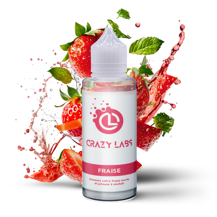 Fraise - 100ML - Crazy Labs