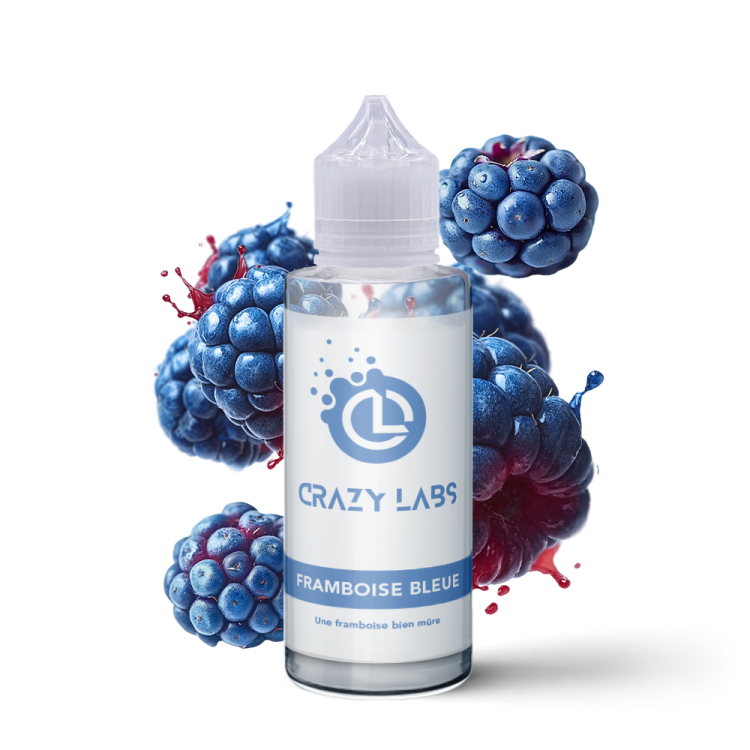 Framboise Bleu - 100ML - Crazy Labs