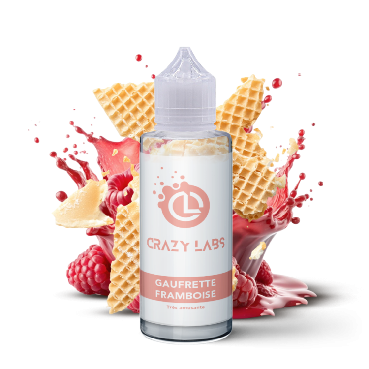 Gaufrette Framboise - 100ML - Crazy Labs