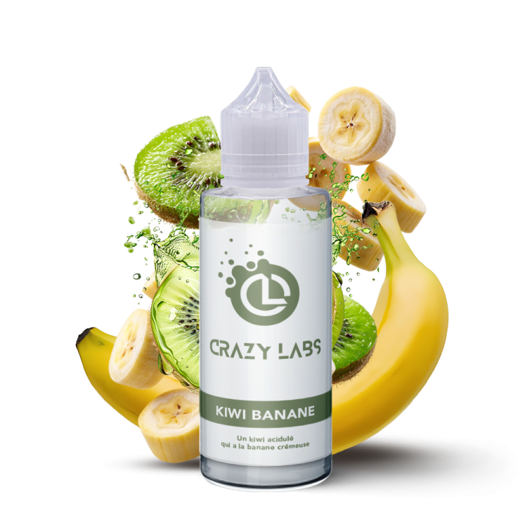 Kiwi Banane - 100ML - Crazy Labs