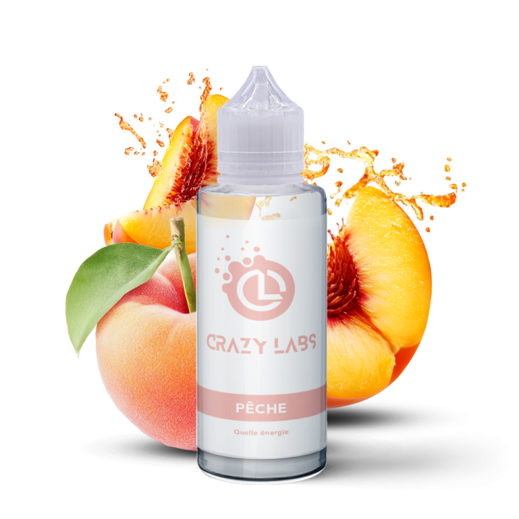 Pêche - 100ML - Crazy Labs