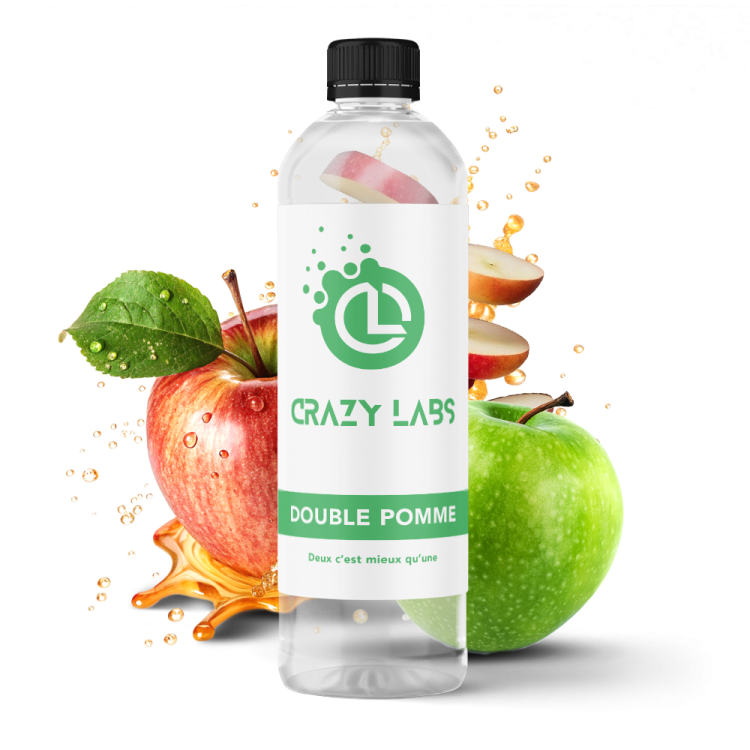 Double Pomme - 1 Litre - Crazy Labs