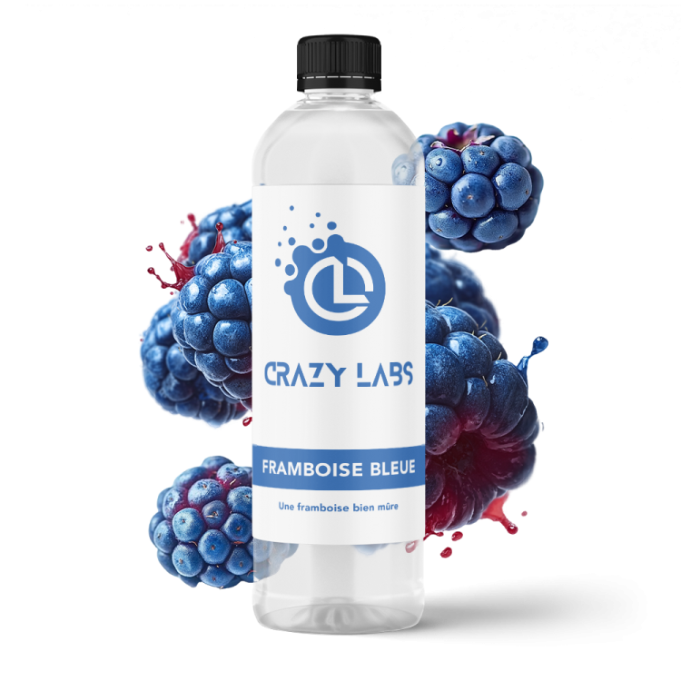 Framboise Bleu - 1 Litre - Crazy Labs