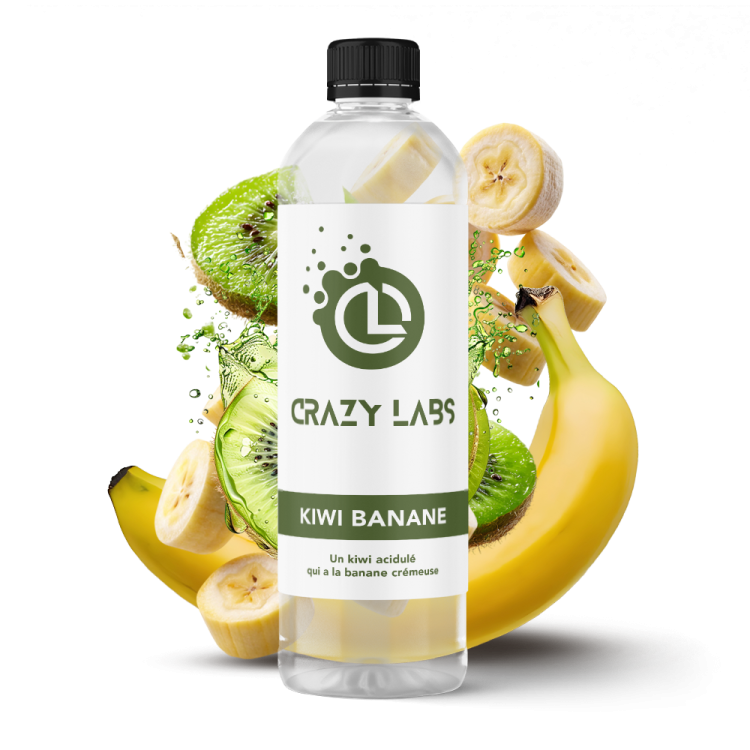 Kiwi Banane - 1 Litre - Crazy Labs