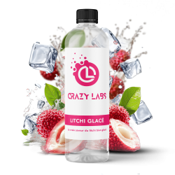 Litchi Glacé - 1 Litre - Crazy Labs