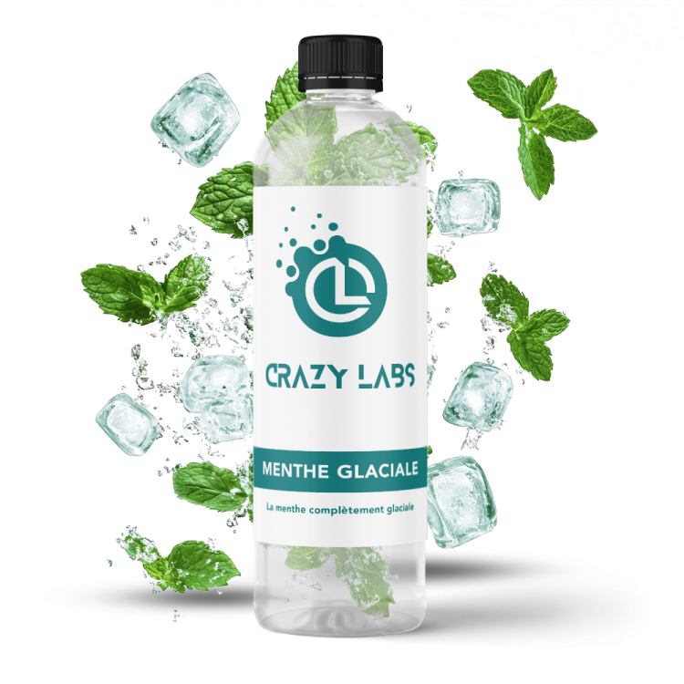 Menthe Glaciale - 1 Litre - Crazy Labs