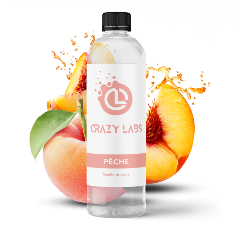 Pêche - 1 Litre - Crazy Labs