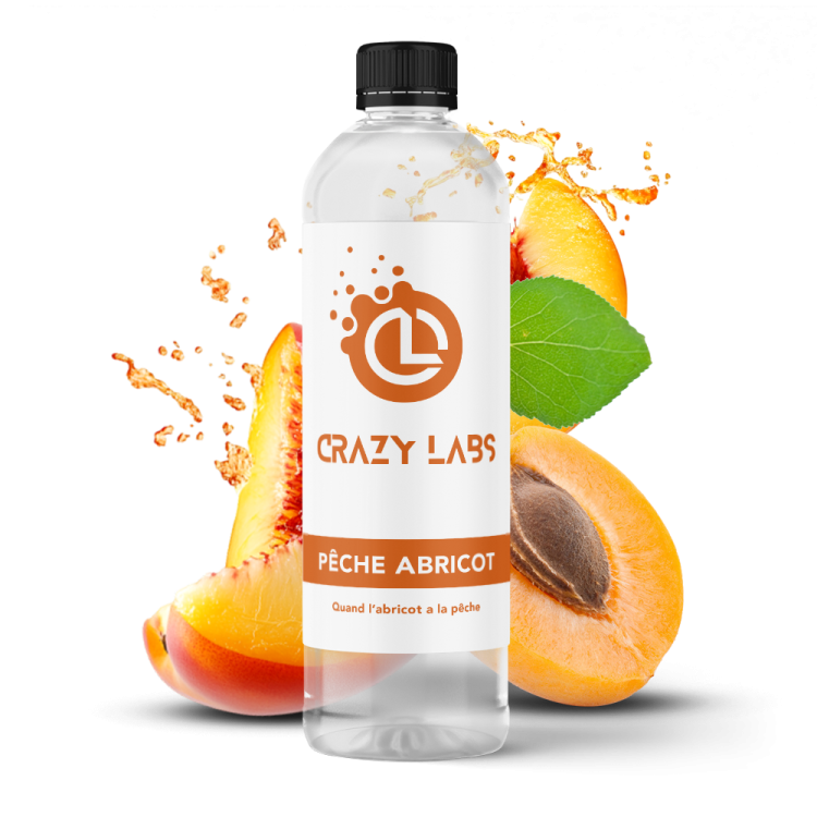 Pêche Abricot - 1 Litre - Crazy Labs