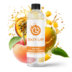 Pêche Mangue Passion - 1 Litre - Crazy Labs
