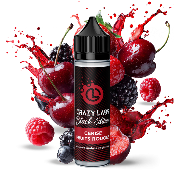 Cerise Fruits rouges - 75ML - Crazy Labs Black Edition