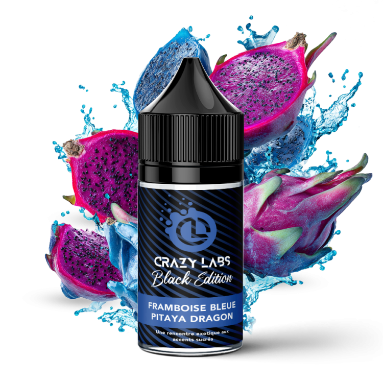 Framboise Bleue Pitaya Dragon - 30ML Concentré - Crazy Labs Black Edition