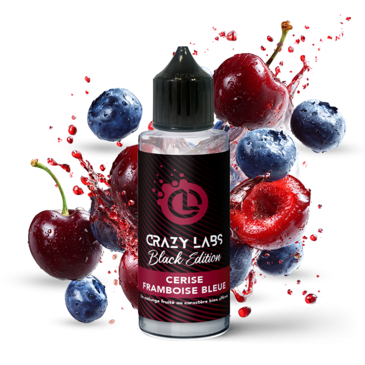 Cerise Framboise Bleue - 140ML - Crazy Labs Black Edition