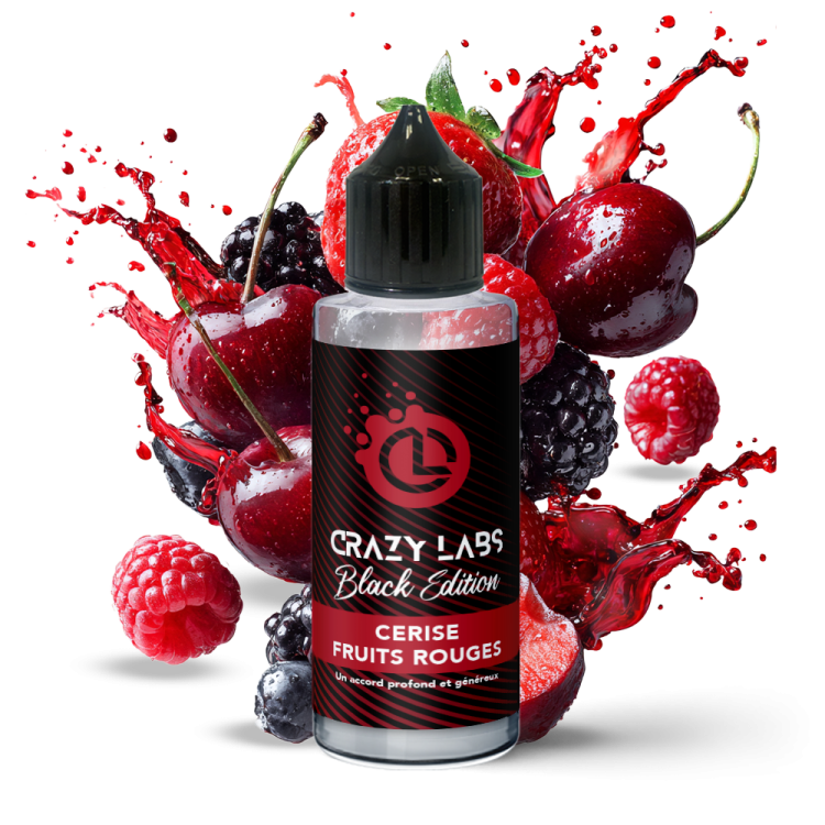 Cerise Fruits Rouges - 140ML - Crazy Labs Black Edition