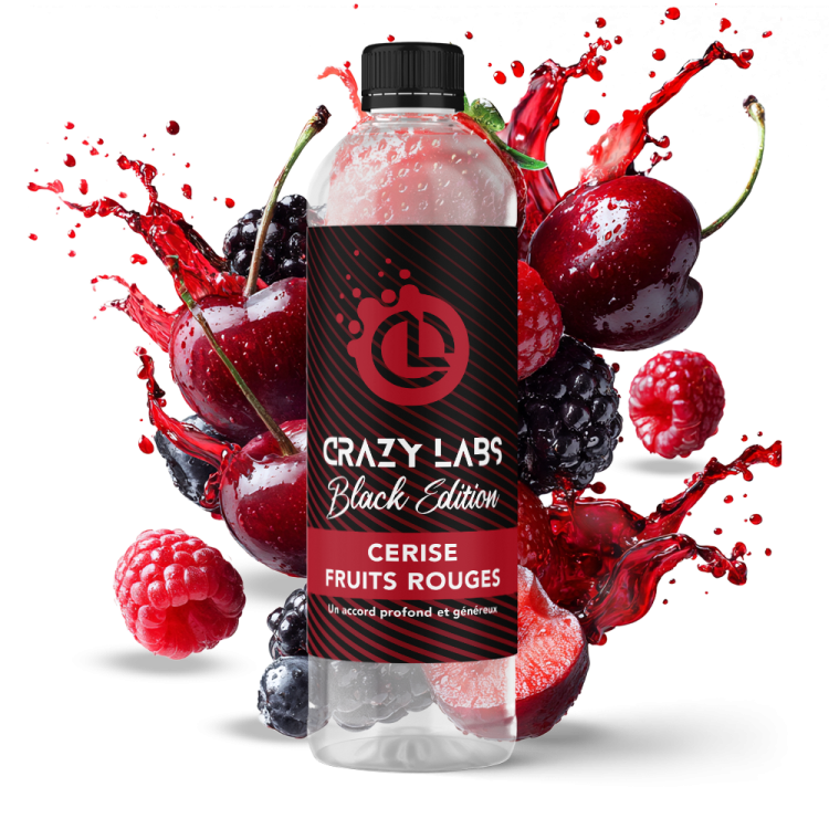 Cerise Fruits Rouges - 1 Litre - Crazy Labs Black Edition
