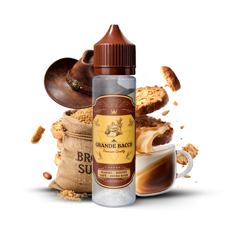 Classic Biscuit Café Sucre Roux - 75ML - Grande Bacco