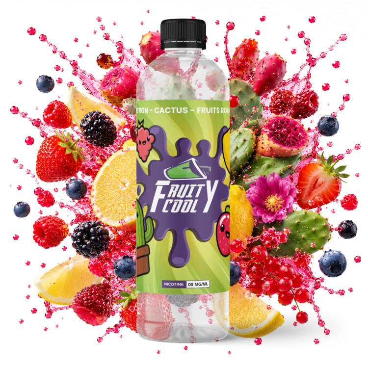 CITRON CACTUS FRUITS ROUGES - 1 LITRE - FRUITY COOL