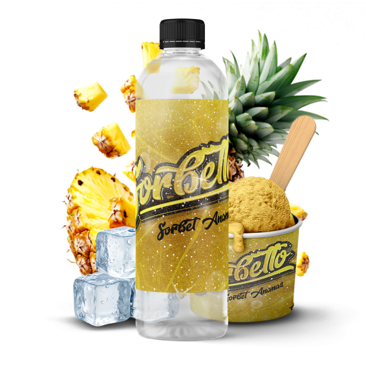 Sorbet Ananas - 1 LITRE - Sorbetto