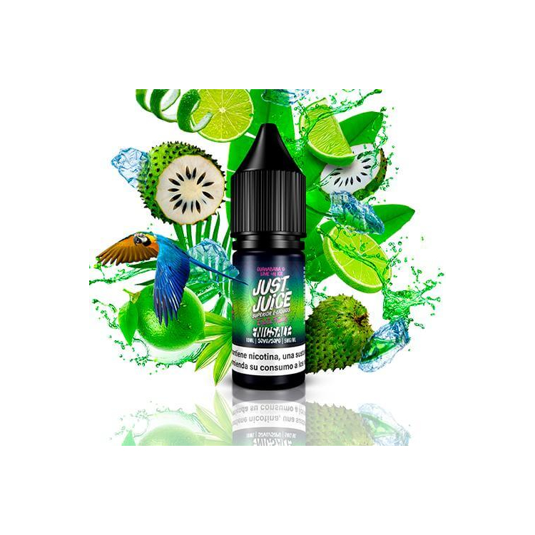 Just Juice Nic Salts Exotic Fruits Guanabana & Lime On Ice 10ml