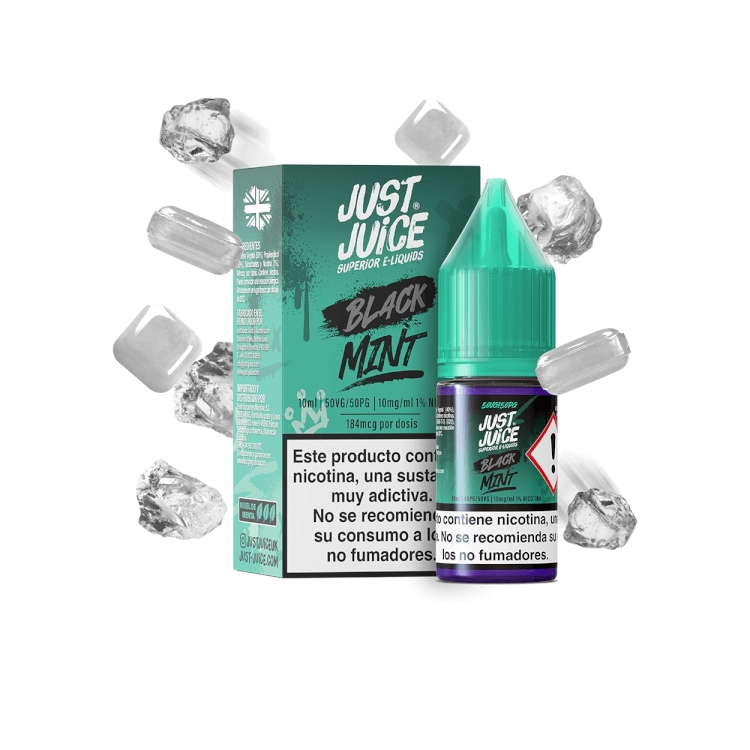 Just Juice Mint Range Salts Black 10ml