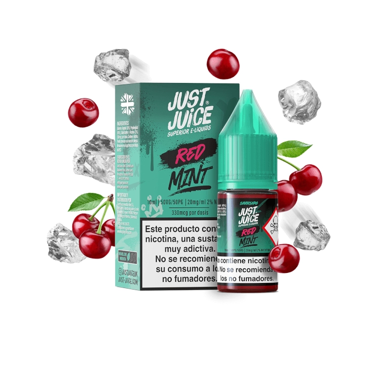Just Juice Mint Range Salts Red 10ml