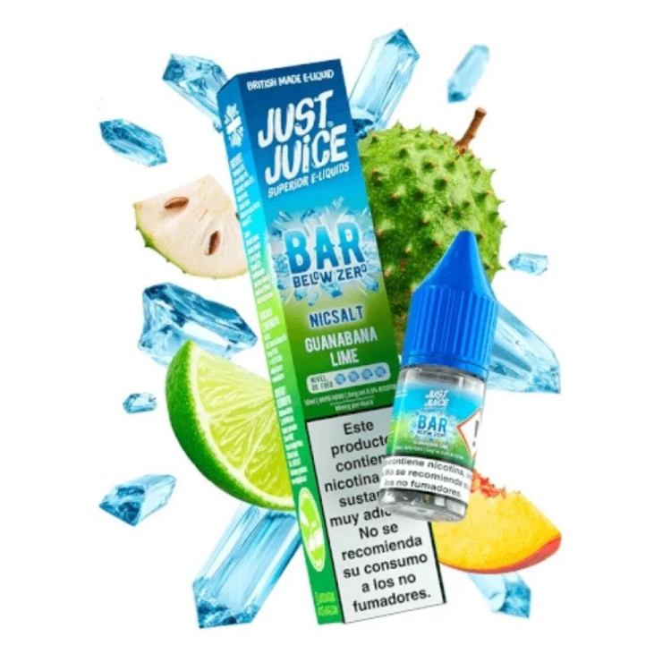 Just Juice Salts Below Zero Guanabana And Lime