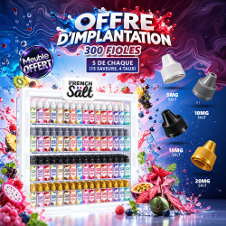 PACK DÉCOUVERTE FRENCH SALT 10ML (300 Fioles )