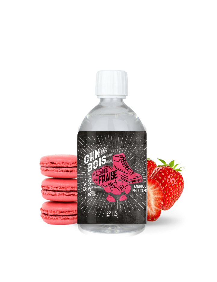 MACARON FRAISE - 500ML - OHM DES BOIS